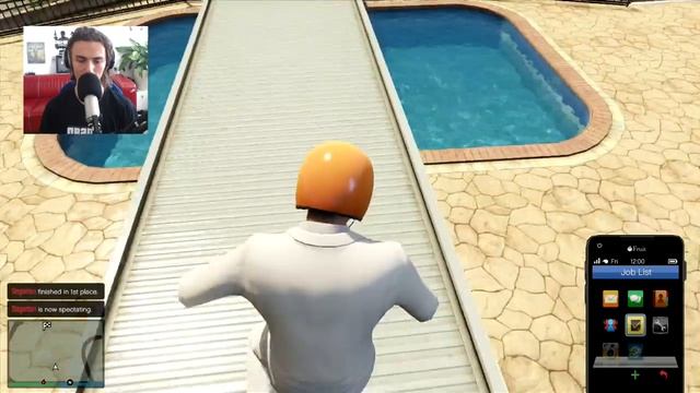 Biggest Parkour Race Fail (GTA 5 Funny Moments) смотреть онлайн