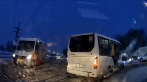 Снегопад в Саратове