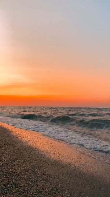 Закат на Азовском море😻 #Должанская #Азовскоеморе смотреть онлайн