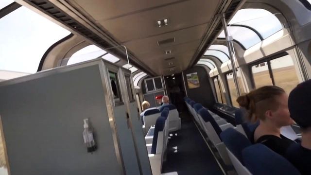 Best Train Ride Ever - Amtrak Empire Builder Coach Seat+Coffee Break+Epic Mountain Views [VLOG 05] смотреть онлайн