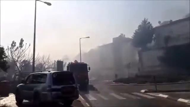 שריפה-בחיפה -Fire in Haifa, Israel | שריפה בחיפה смотреть онлайн