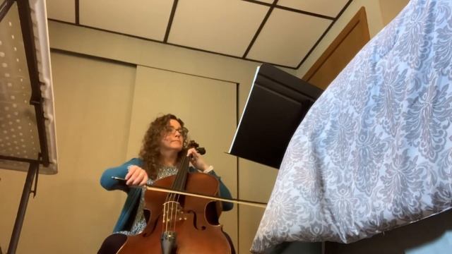 Bourree by G. F. Handel from Suzuki Cello Book 2