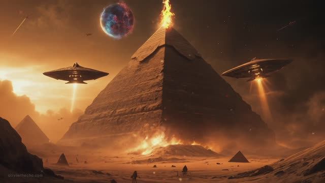 Interstellar Pharaohs Reign  Atmosphere Pharaonic Dark Sci-Fi  15 min