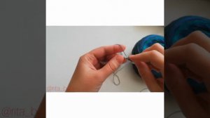 Набор петель на бросовую нить. 2 способа