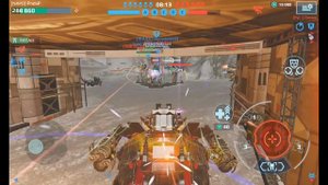 Просто Fenrir просто танк war robots удержание маяка на понишер