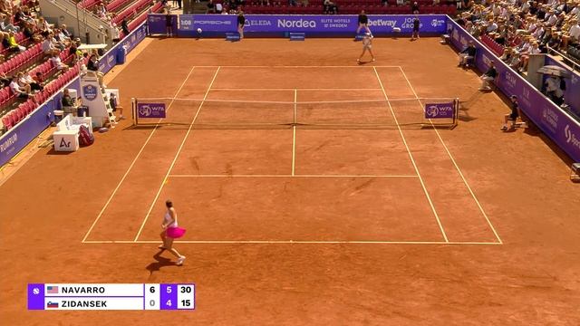 Highlights: Navarro vs Zidansek - Nordea Open WTA 2023 смотреть онлайн