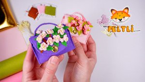 Мастер-класс миниатюрные сумочки из фетра своими руками Подарочный конверт для денег своими руками