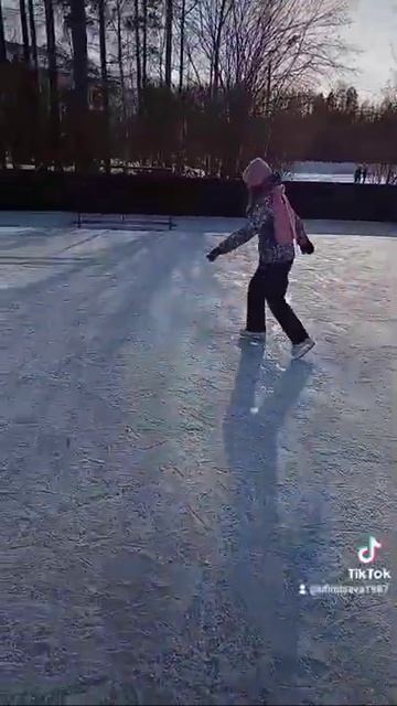 Первый раз на коньках