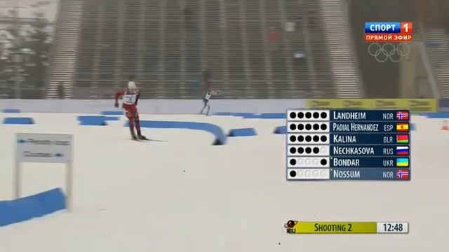Биатлон ЧЕ Нове Место Гонка пр Жен 02 02 2014 смотреть онлайн