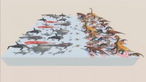 ДИНОЗАВРЫ ПРОТИВ МОРСКИХ СУЩЕСТВ 🔥😱 Animal Revolt Battle Simulator