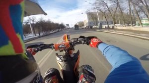 Enduro trip in the city ktm sxf 450 / Enduro ufa