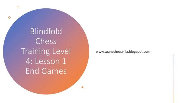 Blindfold Chess Training: Level 4 Lesson 1