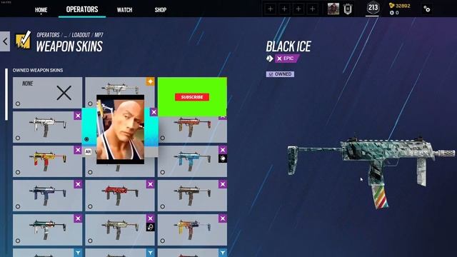 MP7 BLACK ICE SKIN (RainbowSixSiege) смотреть онлайн