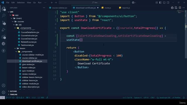 185 -Course Certificate PDF Download Option Part 2 смотреть онлайн