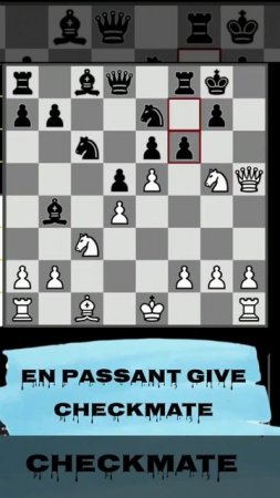 En passante gives checkmate