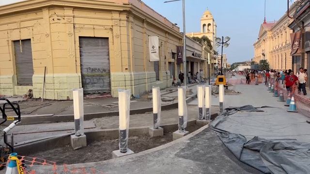 Explorando obras en Calle Rubén Darío y Palacio Nacional - Centro Historico - EL SALVADOR 2024 смотреть онлайн