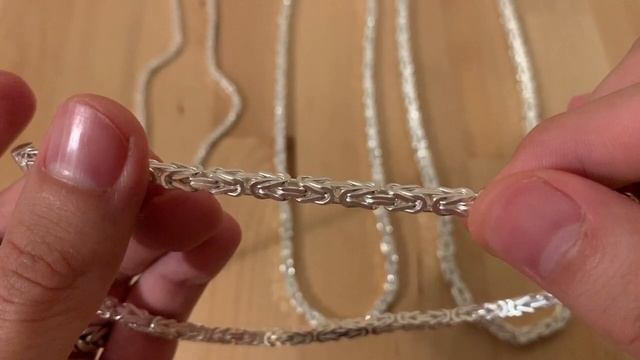 Byzantine Sterling Silver Chains | Luke Zion Jewelry