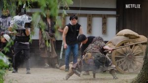 "ПОСЛЕДНИЙ ВЫЖИВШИЙ САМУРАЙ" видео о съёмках японского сериала