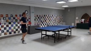 table tennis Академтур 521. Финал Антон Никитенко - Юрий Ефременко