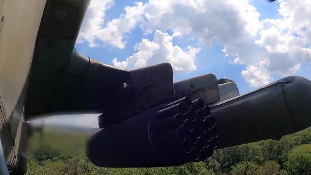 Боевая работа Ка 52 ГрВ Север