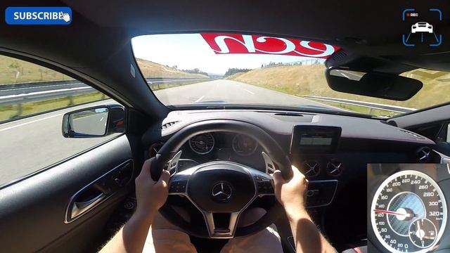Mercedes A45 AMG 430 HP Autobahn Acceleration POV Test Drive - TUNED by Renntech смотреть онлайн