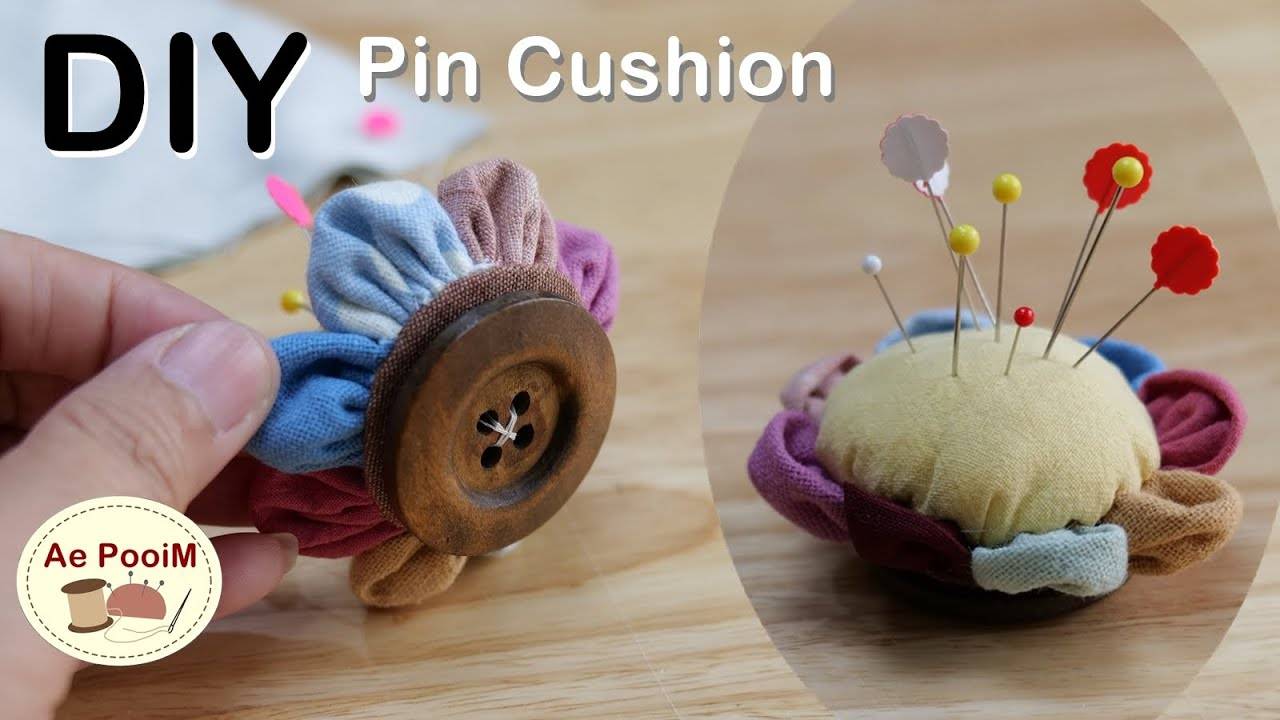Игольница-цветок своими руками.