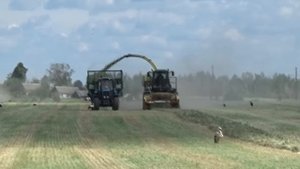 Уборка сенажа в СПК "Гигант"