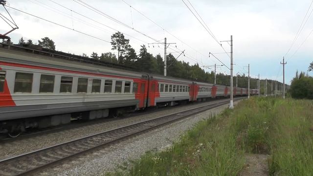 Электропоезд ЭР2Т-7131/7130 перегон Кубинка-1 - Тучково смотреть онлайн