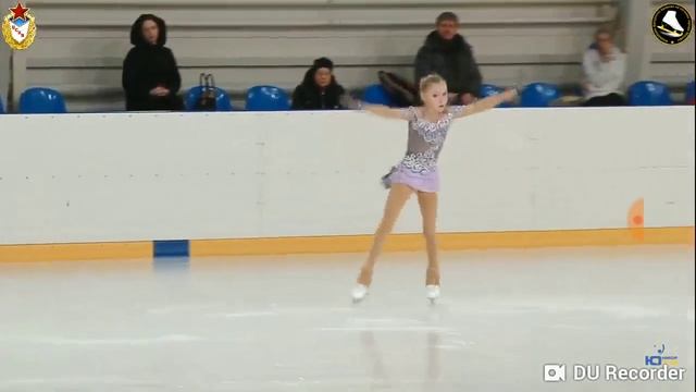 Софья Муравьёва ソフィア・ムラビヨワ SP Открытое первенство СШОР ЦСКА им. С.А.Жука «Призы Деда Мороза» смотреть онлайн