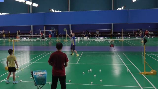 Trying to Fix my drop shots during multi-shuttle - Badminton Training with Han Jian 20220521 смотреть онлайн