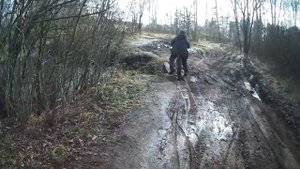 Покатушка на велосипеде с братом по грязи! (ЖЕСТЬ)