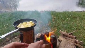 Готовим на природе. Стэйк с овощами