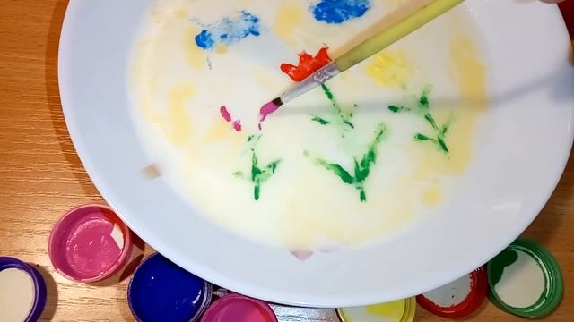 Рисуем на молоке смотреть онлайн