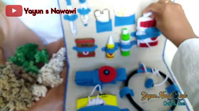 MAINAN ANAK LUCU DOKTER-DOKTERAN|review mainan anak set dokter2an|mainan anak dokteran dari flanel