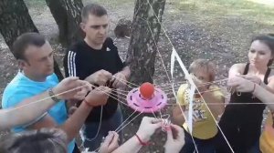 Тимбилдинг Веревочный курс Станция Бычий глаз