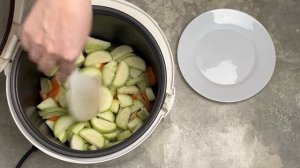 КАК ПРИГОТОВИТЬ КАБАЧКИ ТУШЕНЫЕ С ОВОЩАМИ В МУЛЬТИВАРКЕ? Вкусное, постное рагу без мяса на ужин