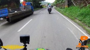 MIX MIX RIDE IN SABLAN,BENGUET WITH TEAM ICON|DOWNHILL 128KPH KAKAHABOL SA NINJA 400|RCB LEVER GUAR