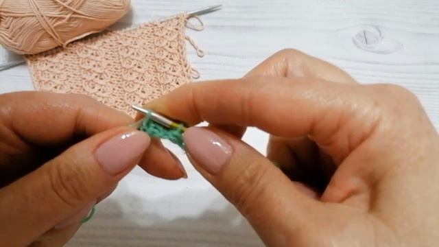 Шикарный японский узор спицами смотреть онлайн