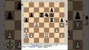 Carlsen, Magnus vs Caruana, Fabiano | Champions Chess Tour Final KO 2023, Toronto Canada R1 23