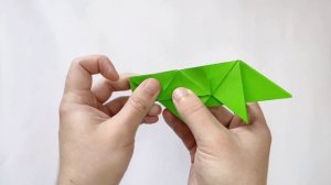 Origami TRICERATOPS | How to make a paper dinosaurs