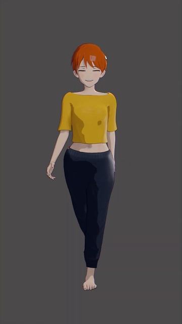 Female Walk Cycle (Blender - Eevee) смотреть онлайн
