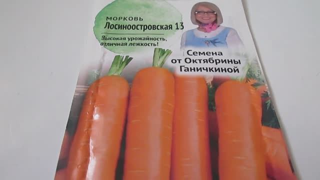 Морковь  Лосиноостровская 13  Семена
