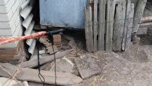 Установка ветровой блокады на орнитологическую сеть (нитка)