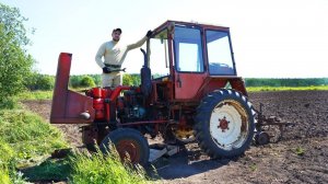 КУПИЛ 2 ДОМА В ДЕРЕВНЕ | 4 ДНЯ НА ПОСАДКУ КАРТОФЕЛЯ | ПРИШЛОСЬ СОКРАТИТЬ ПОЛЕ В 2 РАЗА