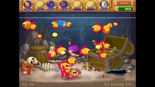 Insaniquarium Deluxe - Time Trial Tank 4 смотреть онлайн