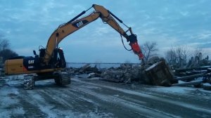 Гидромолот Impulse 450 + Экскаватор CAT 320