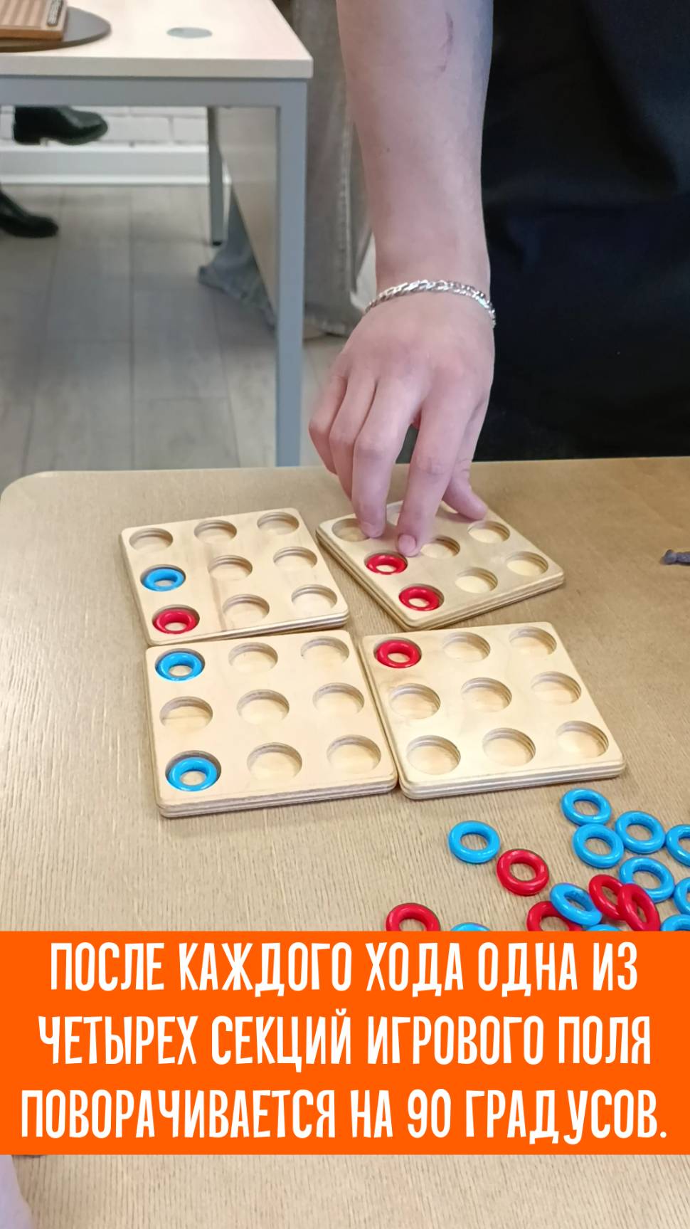 Задача простая - выложить ряд из пяти своих фишек. Абстрактная стратегия смотреть онлайн