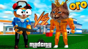 САМЫЙ СЛОЖНЫЙ ПОБЕГ ИЗ ТЮРЬМЫ В РОБЛОКС МЕД СИТИ! ЧТО МЫ ЗАДУМАЛИ Roblox Mad Cit #1