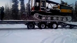 Как правельно загнать технику на трал