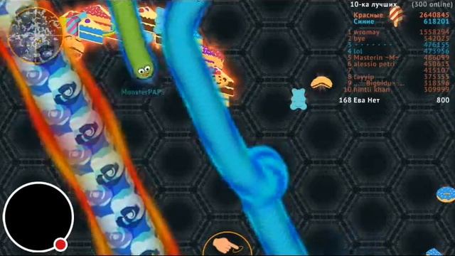 Стрим игры wormate.io.